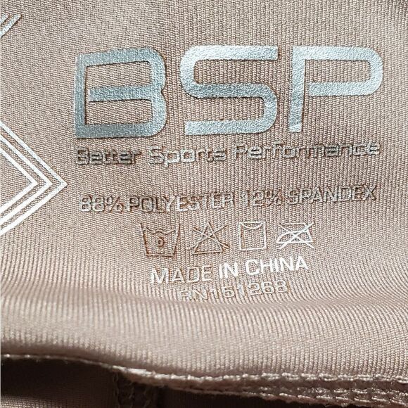 NWT BSP Gold & Blush Leggings - Picture 5 of 6